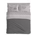 PENSIERI DELICATI Beddengoedset voor tweepersoonsbed, flanel, 100% katoen, warm en zacht, tweepersoonsbed, 180 x 200 cm, met laken, bovenkant en 2 kussenslopen, gemaakt in Italië, chalet beige