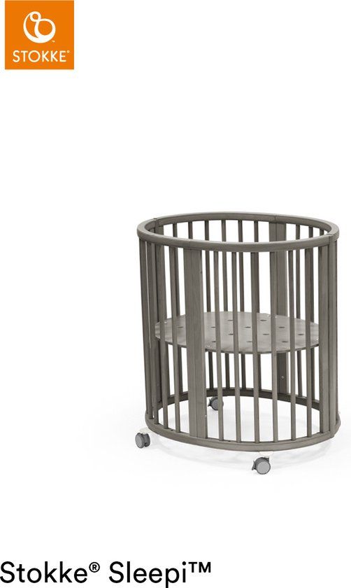 Stokke® Sleepi™ Mini V3 - Hazy Grey - Wieg - Hout