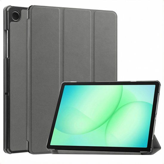 imoshion Tablet Hoes - Geschikt voor Samsung Galaxy Tab A11 Plus - Trifold Bookcase - Grijs