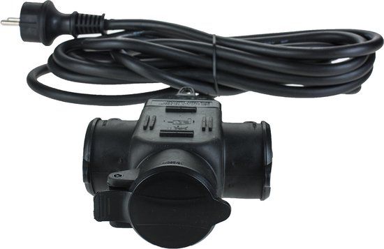 ProCable 3-weg hangkoppeling - 5 meter - Zwart