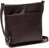 The Chesterfield Brand Leren Schoudertas Navene Crossbody Bag Brown Donkerbruin