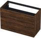 INK - Onderkast 2 Laden Push To Open 65cm Koper Eiken 100cm Breed