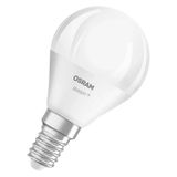 OSRAM SMART+ Matter LED lamp P40 mini bolvorm 4,9W E14 RGBW, dimbaar, bedienbaar via app & stem, compatibel met Alexa, Google, Apple, WiFi