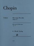 Berceuse Schott & Co Berceuse Des-dur op. 57 für Klavier zu zwei Händen. Revidierte Ausgabe von HN 320