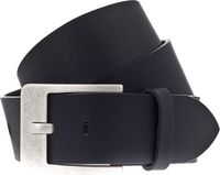 Vanzetti Leren Riem Denim Love 45mm Full Leather Belt W95 Black Zwart