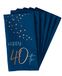 Folat 66240 Servetten Elegant True Blue 40 Jaar 33x33cm - 10 stuks