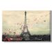 Homemania Eiffeltoren en landschappen voor woonkamer, slaapkamer, meerkleurig, 45 x 3 x 70 cm, HM20KNV45 x 70 – 280, polyester, hout