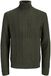 JACK & JONES Trui 'JJJAMES' donkergroen
