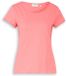 Tom Tailor - T-shirt en coton biologique - Taille XXXL - rose corail doux