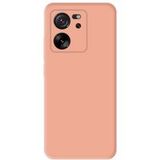 Xiaomi 13T - Siliconen matte hoesje - rose pale