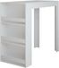 Vicco Table de bar – 57 x 117 cm Blanc