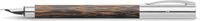 Faber-Castell Ambition Vulpen - Kokosnoot Hout - EF - Blauwe Inkt
