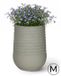 Mazovia Grijze Tuinpot Rond 39,5x39,5x51cm - UV-bestendig & Eco