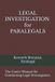 Legal Libri GmbH Legal Investigation for Paralegals Paperback