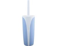 MSV Toiletborstel met Houder – WC-Borstel met Toiletborstelhouder in Klassiek Design – Closetborstel Eenvoudig te Reinigen – Pastelblauw
