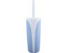 MSV Toiletborstel met Houder – WC-Borstel met Toiletborstelhouder in Klassiek Design – Closetborstel Eenvoudig te Reinigen – Pastelblauw