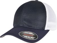 Urban Classics 360 OMNIMESH 2-TONE Flexfit Pet S/M Blauw/Wit