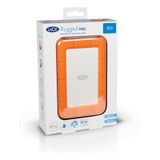 LaCie Rugged Mini - 2TB Externe Harde Schijf - Oranje/Zilver