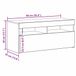 vidaXL meuble TV 90 x 35 x 40 cm chêne noir bois d'ingénierie
