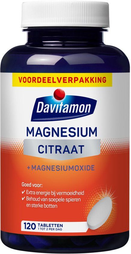 Davitamon Magnesium Citraat 120 Tabletten