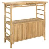 vidaXL Buiten Bartafel Naturel 110 x 50 x 105 cm Bamboe