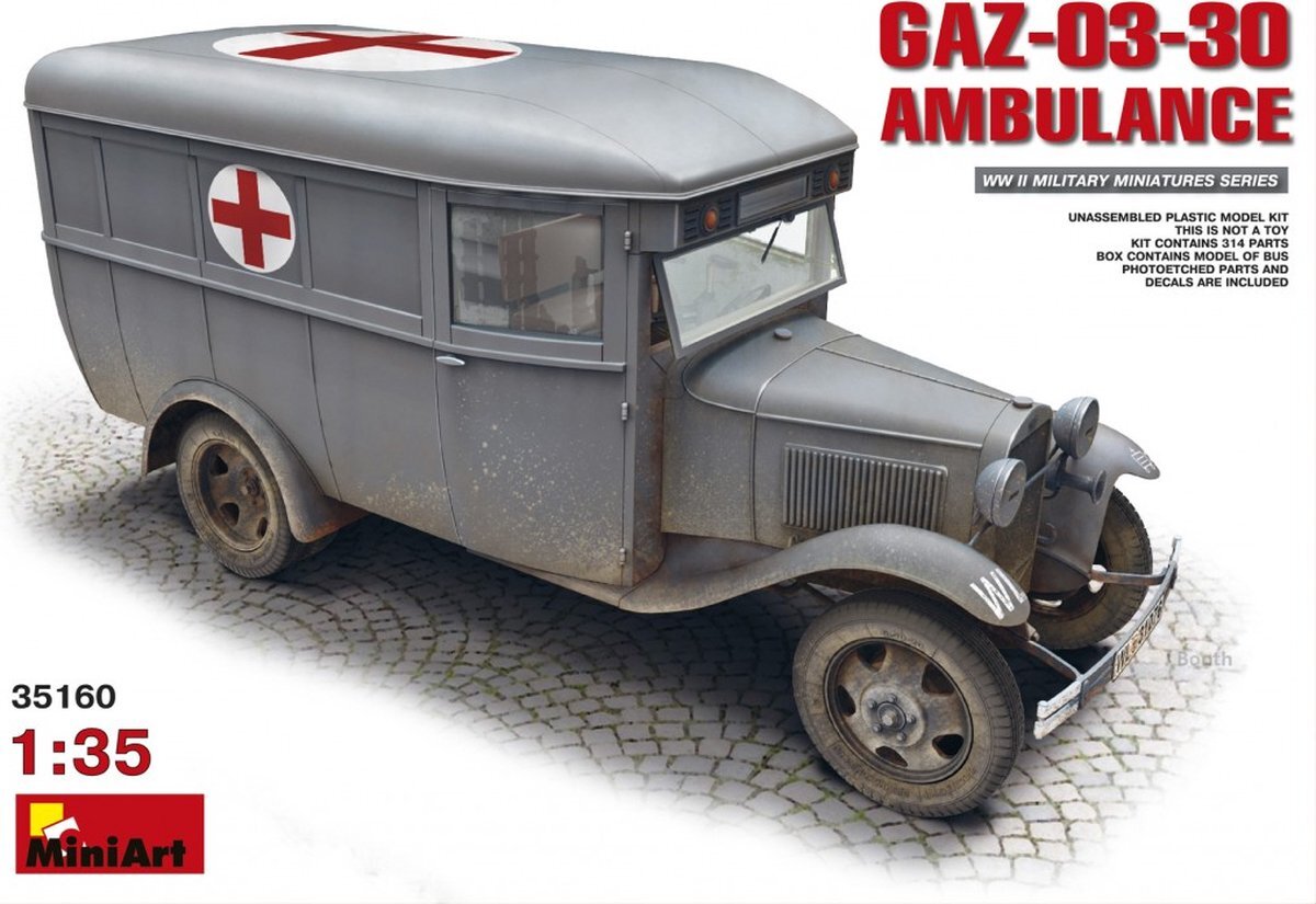 MiniArt - Gaz-03-30 Ambulance (Min35160)