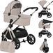 Lionelo Layla Kinderwagen 2 in 1 - XXL SET - Beige