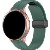 Honor Bracelet silicone D-buckle Honor Magic Watch 2 (vert foncé)