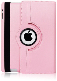 Stuff Certified Leren Vouwbare Cover voor iPad Mini 4 - Multifunctioneel Hoesje Case Roze