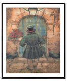 Grafix Diamond Painting Anton Pieck Man Met Rozen 40x50cm