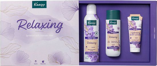Kneipp Luxe Geschenkset Relaxing - Lavendel - Inhoud 2x 200 ml + 75 ml