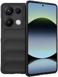 Techsuit Hoesje geschikt voor Xiaomi Redmi Note 14S - Magic Shield Silicone Back Cover - Zwart