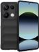 Techsuit Hoesje geschikt voor Xiaomi Redmi Note 14S - Magic Shield Silicone Back Cover - Zwart