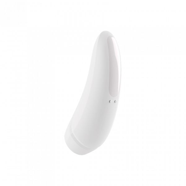 Satisfyer Curvy 1+ Wand Vibrator - White - Clitoral Stimulation - Ambidextrous