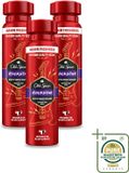Old Spice Deospray Rockstar 150 ml (3 stuks)