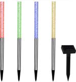 Monzana Tuinlamp - Zonne energie Set van 4 Schemersensor IP44 - Multicolor