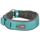 Trixie Premium Halsband Hond Aqua/Grafiet Grijs Verstelbaar 27-35 cm