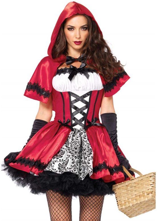 Leg Avenue Gothic Red Riding Hood Model 85230 Maat L 42-44