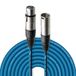Stagg SMC10 CBL 10 m XLR naar XLR microfoonkabel - blauw
