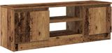 vidaXL - Tv-meubel - 102x30x36 - cm - bewerkt - hout - oud - houtkleurig