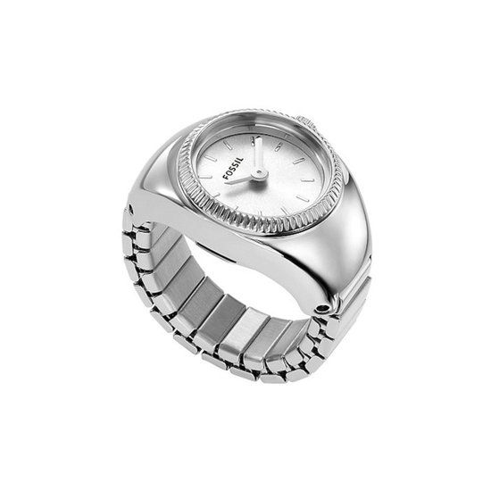 Fossil ES5245 Watch Ring - Zilverkleurig - Dames Horloge - 15 mm
