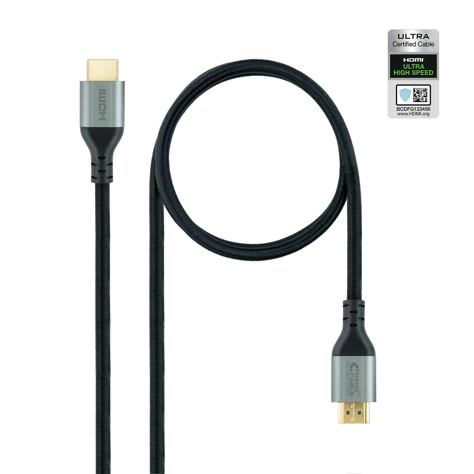 NANOCABLE 10.15.8102 HDMI Kabel - 2m - Zwart