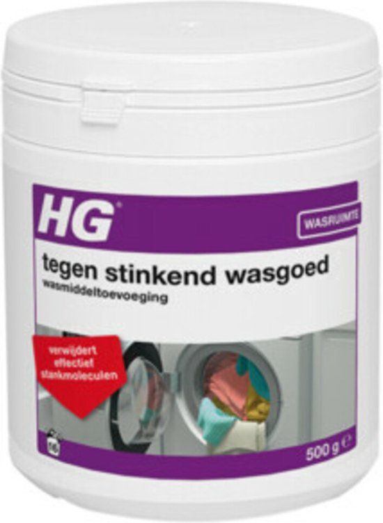 HG Tegen Stinkend Wasgoed Wasmiddeltoevoeging - 6 x 500 gr - Voordeelverpakking