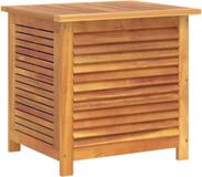 vidaXL Tuinbox met jaloezieën 60x50x56 cm massief acaciahout