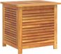 vidaXL Tuinbox met jaloezieën 60x50x56 cm massief acaciahout