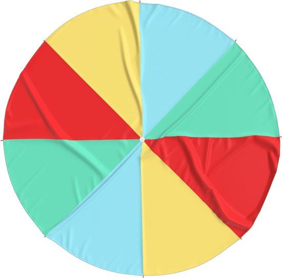 vidaXL Speel parachute voor kinderen Ø3,5 m stof