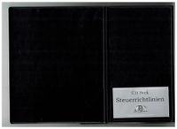 Dürckheim Register®-ORDNER EXTRABREIT SCHWARZ für STEUERGESETZE u.a; zum Einheften und Unterteilen der Gesetzessammlungen