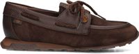 Hispanitas Zinnia leren sneakers dames bruin