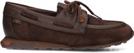 Hispanitas Zinnia leren sneakers bruin