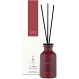 ipuro 060.4127.24 Diffuseur d'arômes à roseaux Bouteille de parfum Ruby en verre 0,24 L